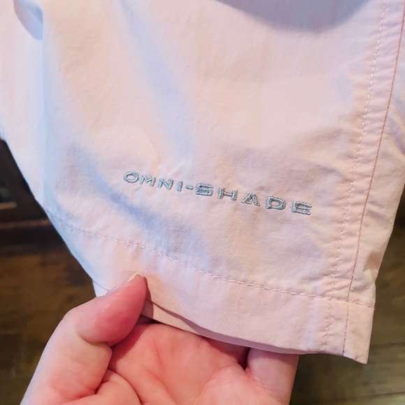 Columbia men’s PFG swim trunks UV shield pockets lined 7.5” inseam SZ L pink - Picture 4 of 14